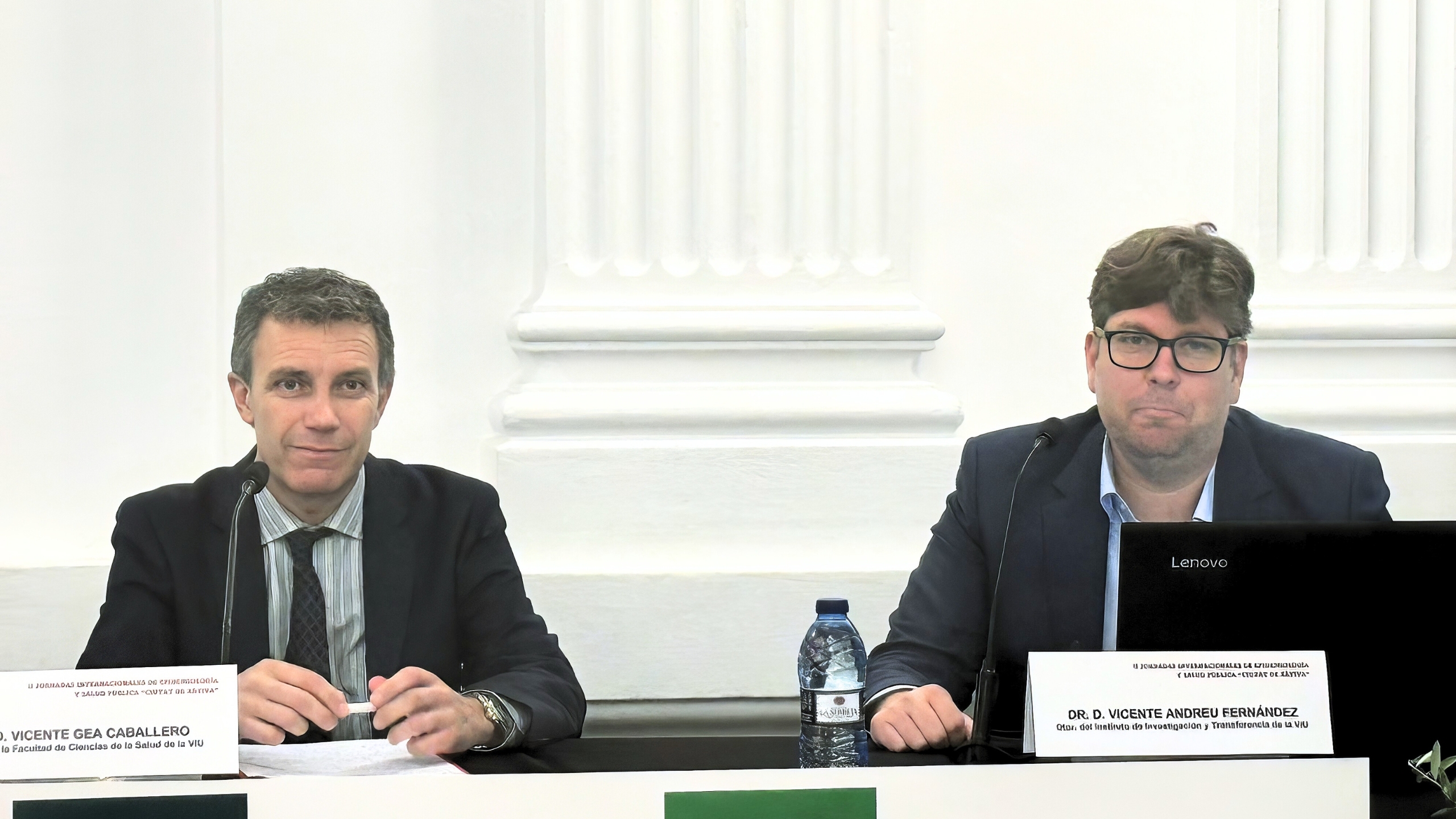 Dr. Vicente Gea y Dr. Vicente Andreu