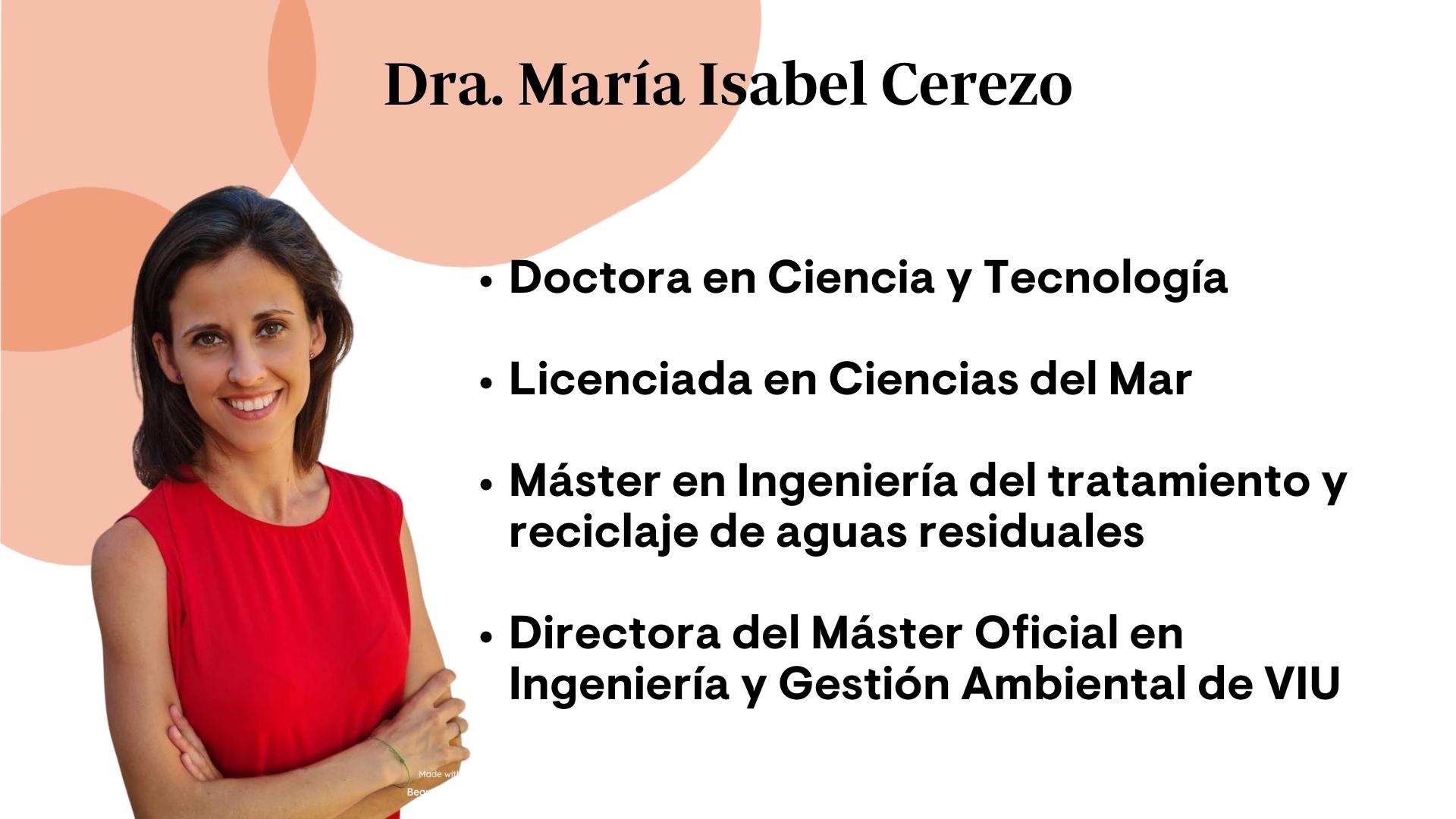 Dra. María Isabel Cerezo VIU ficha