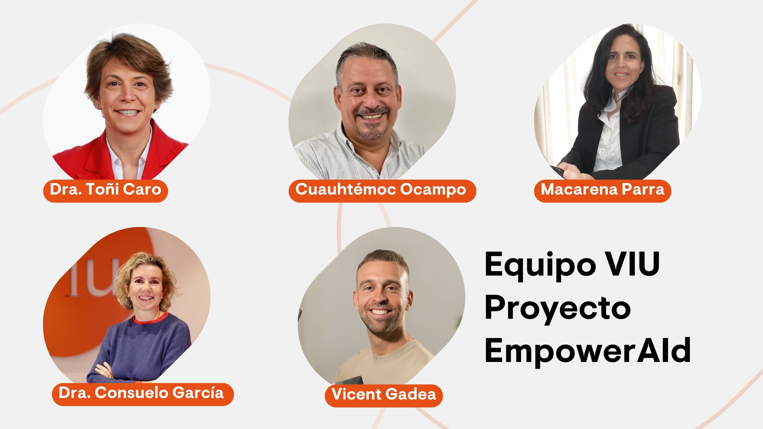 El equipo de trabajo de la Universidad Internacional de Valencia en el proyecto EmpowerAId