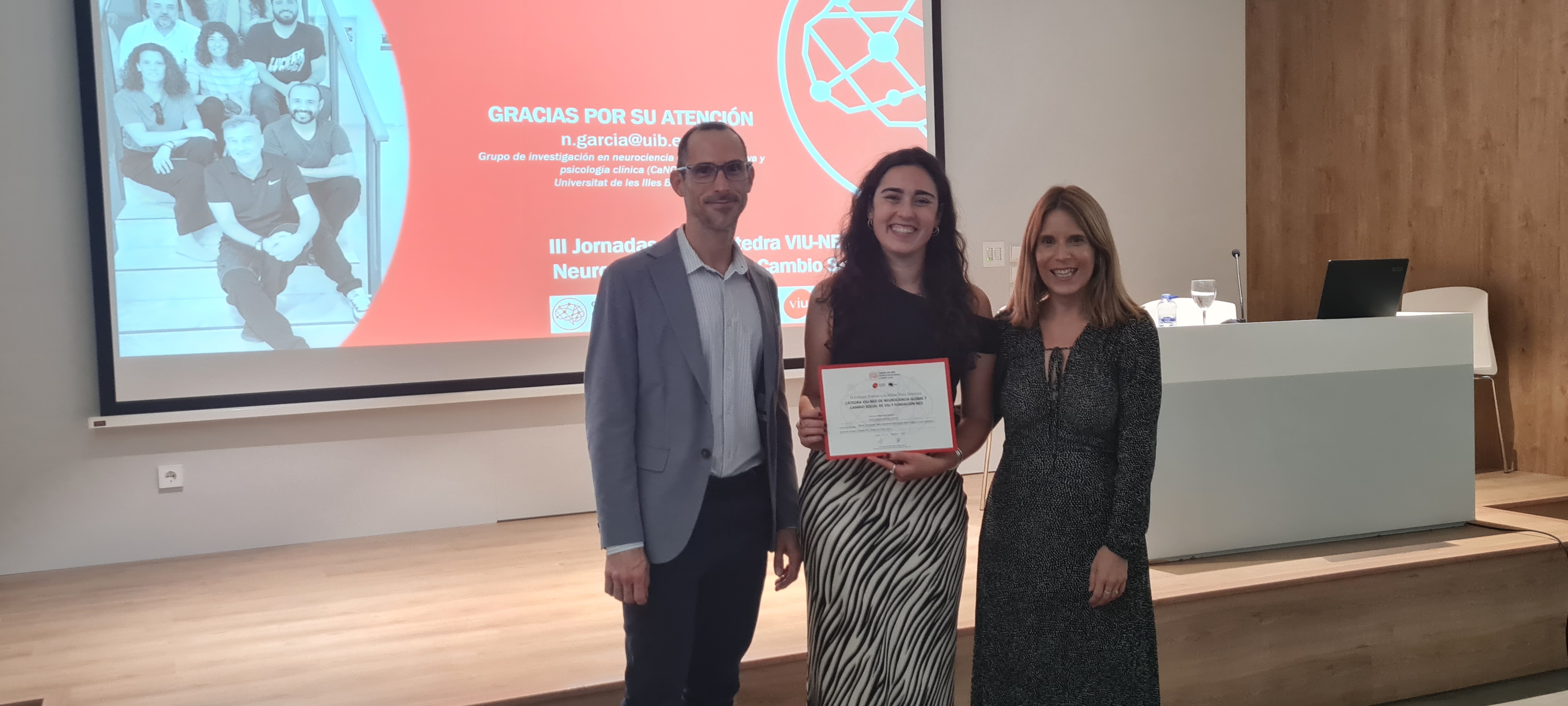 Ganadora II edición Premio Mejor Tesis Cátedra VIU-NED