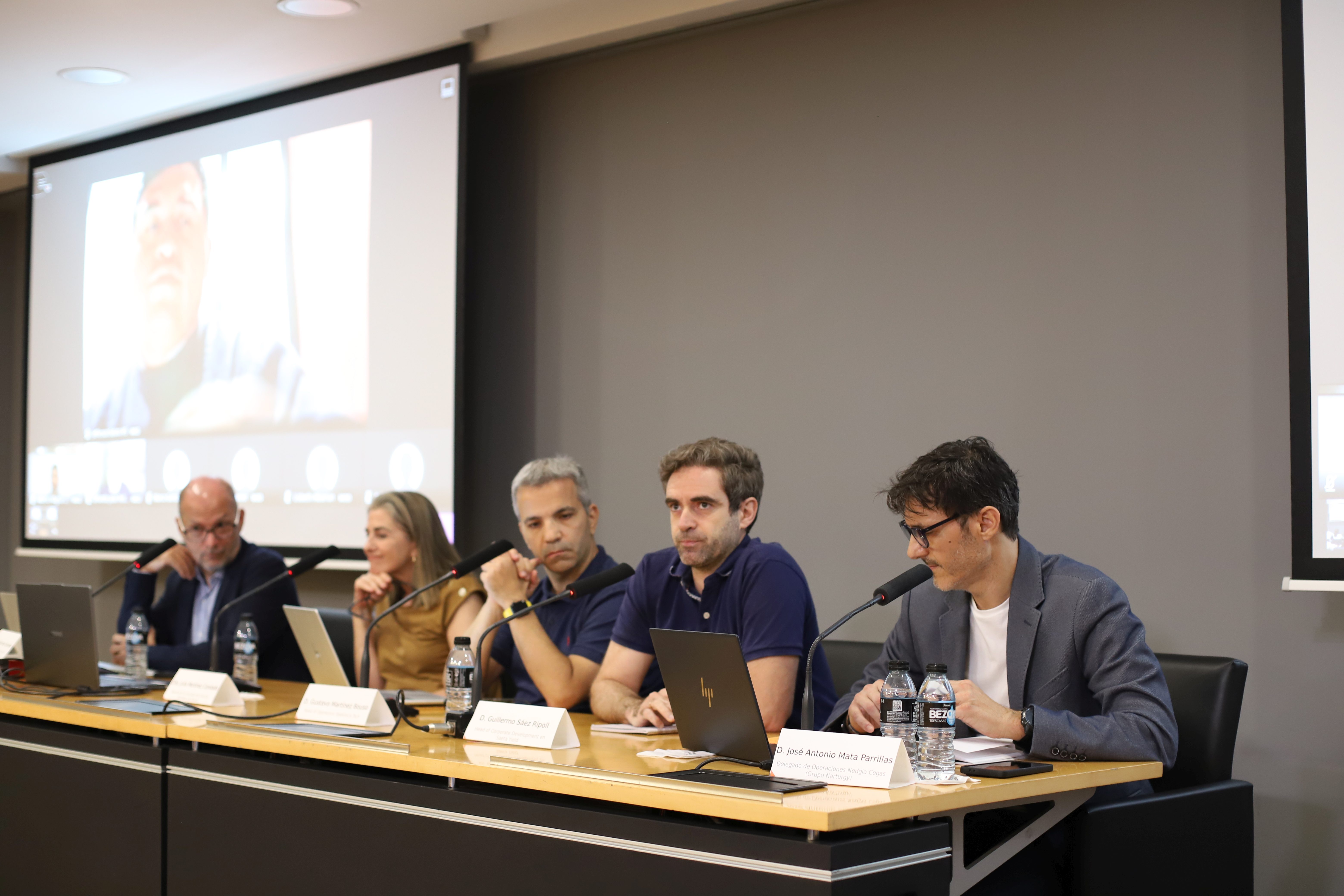 Jurado del Techathon 2026 de VIU: Dra. Julia Martínez Candado, Dr. Nestor Sanchez Doreste, Gustavo Martín Buoso, José Antonio Mata Parrillas, Guillermo Sáez