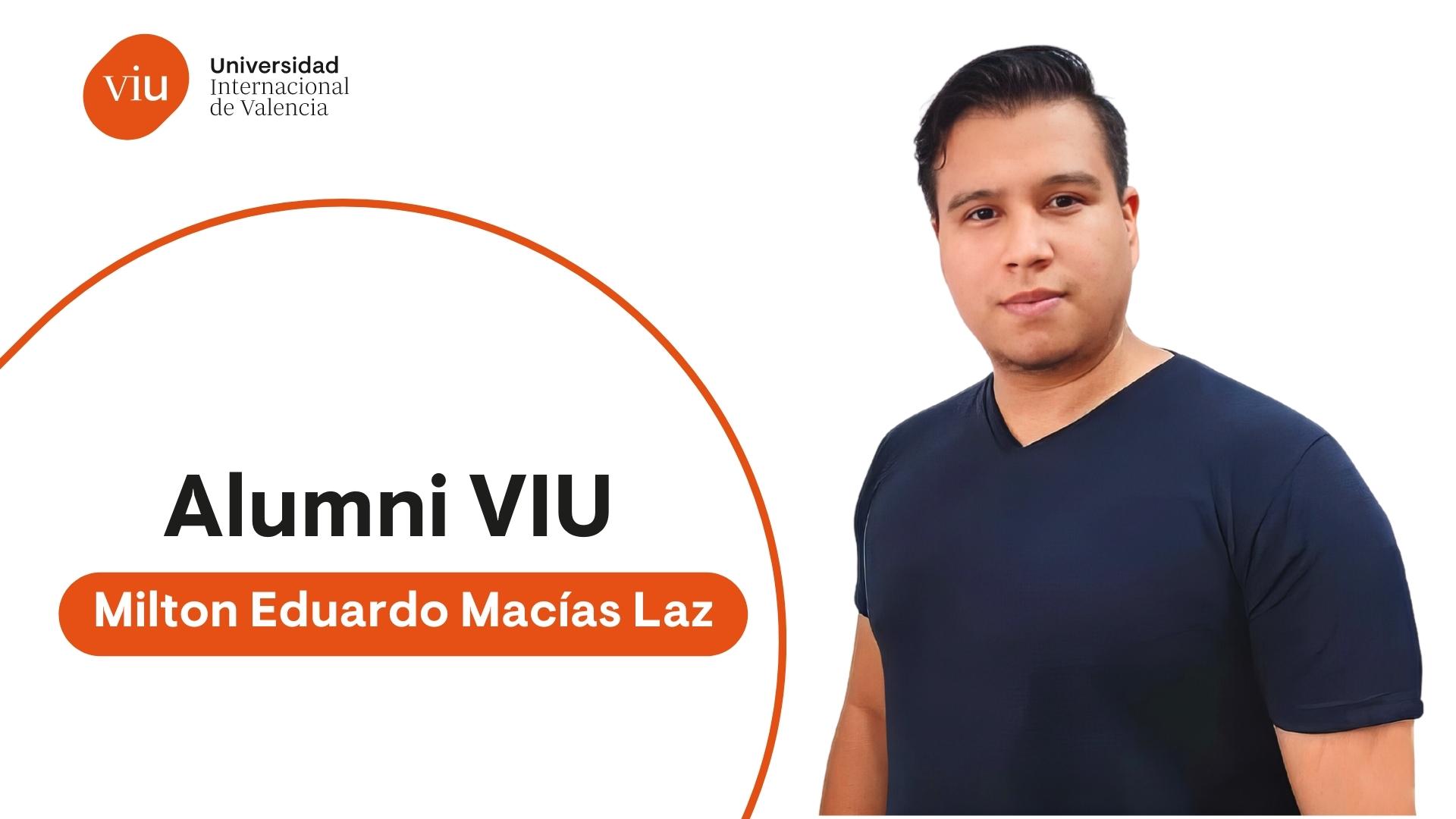 Milton Macías Estudiante VIU