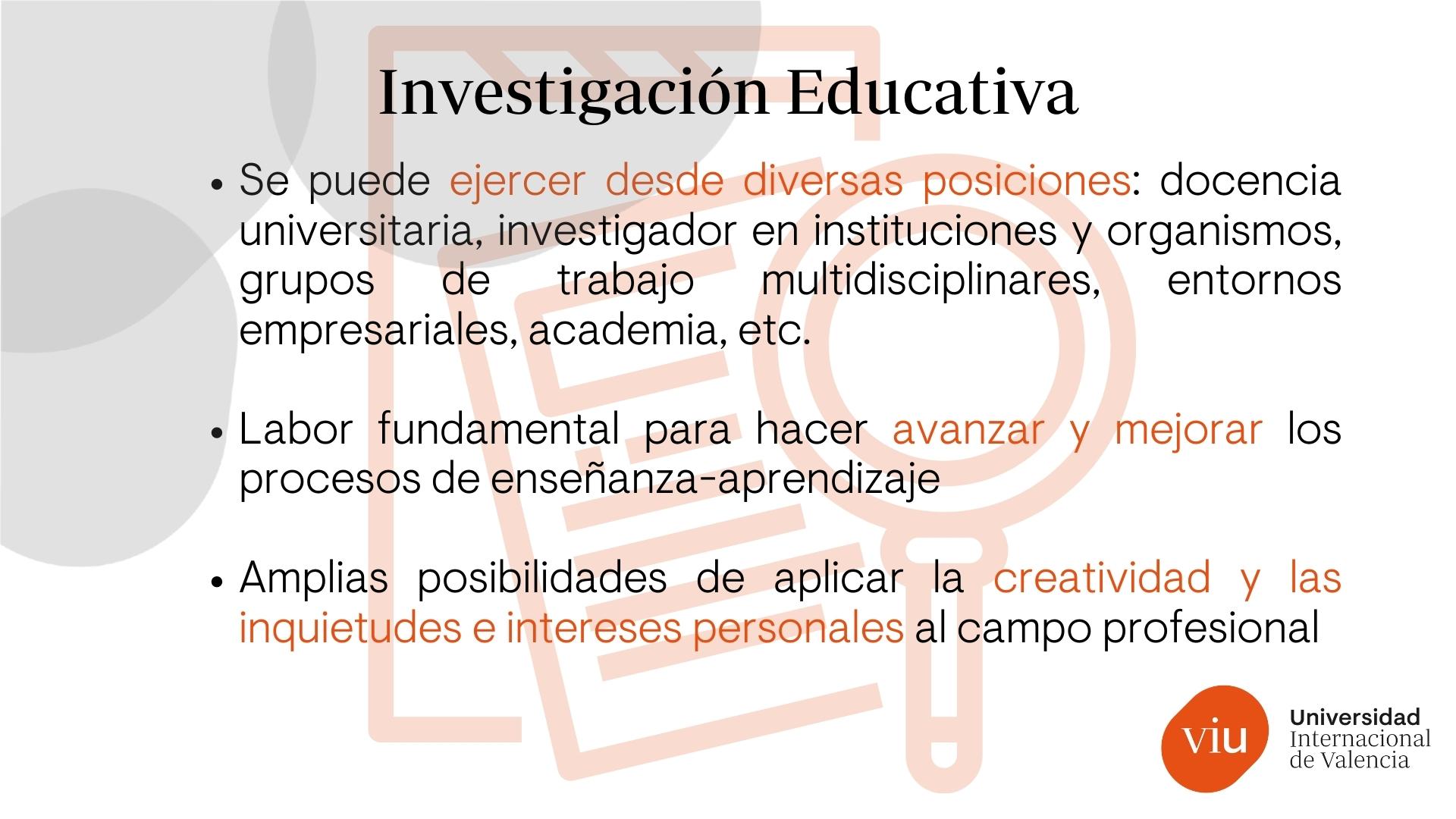 Investigación Educativa