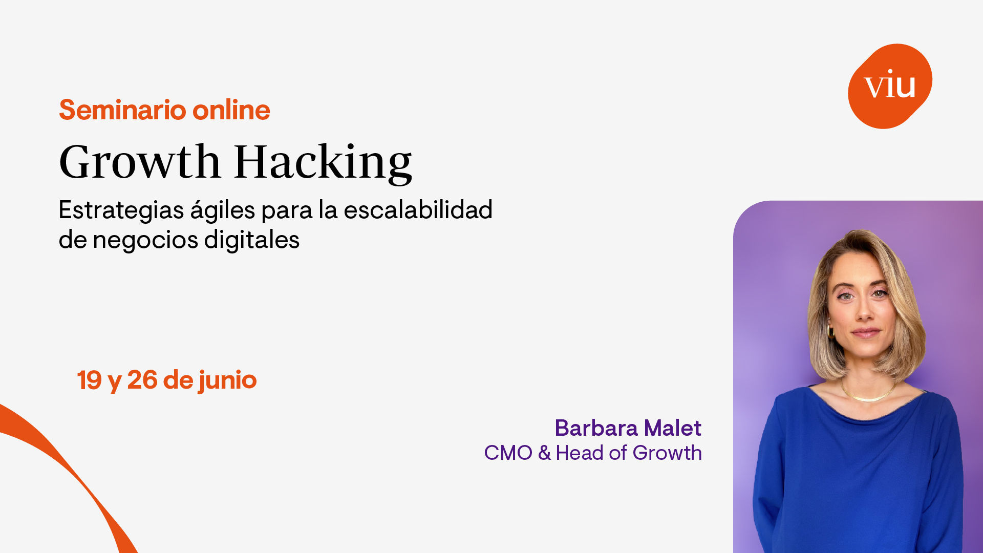 Imagen Growth Hacking Seminario MK Digital Barbara Malet