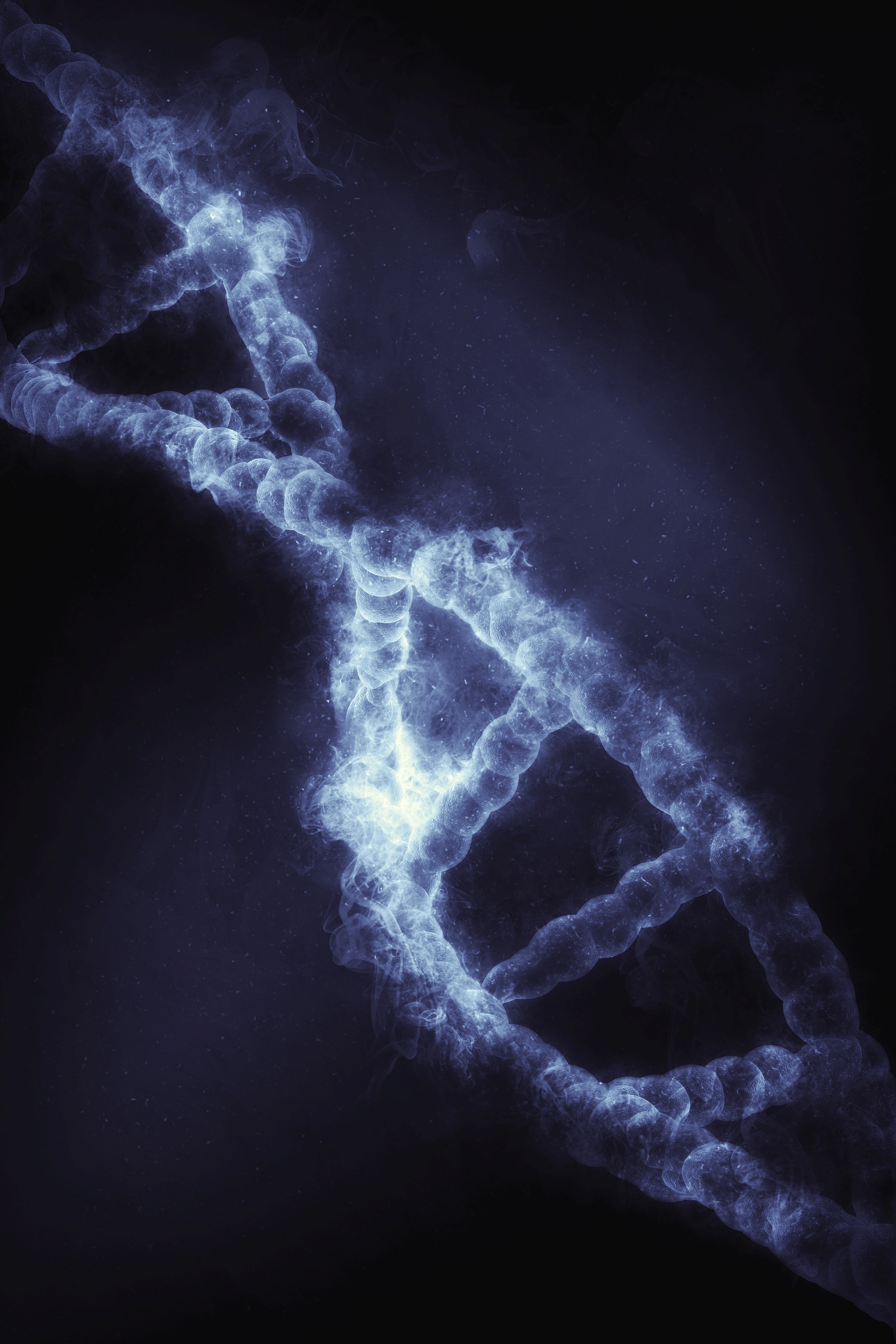 Representación artística de una célula de ADN