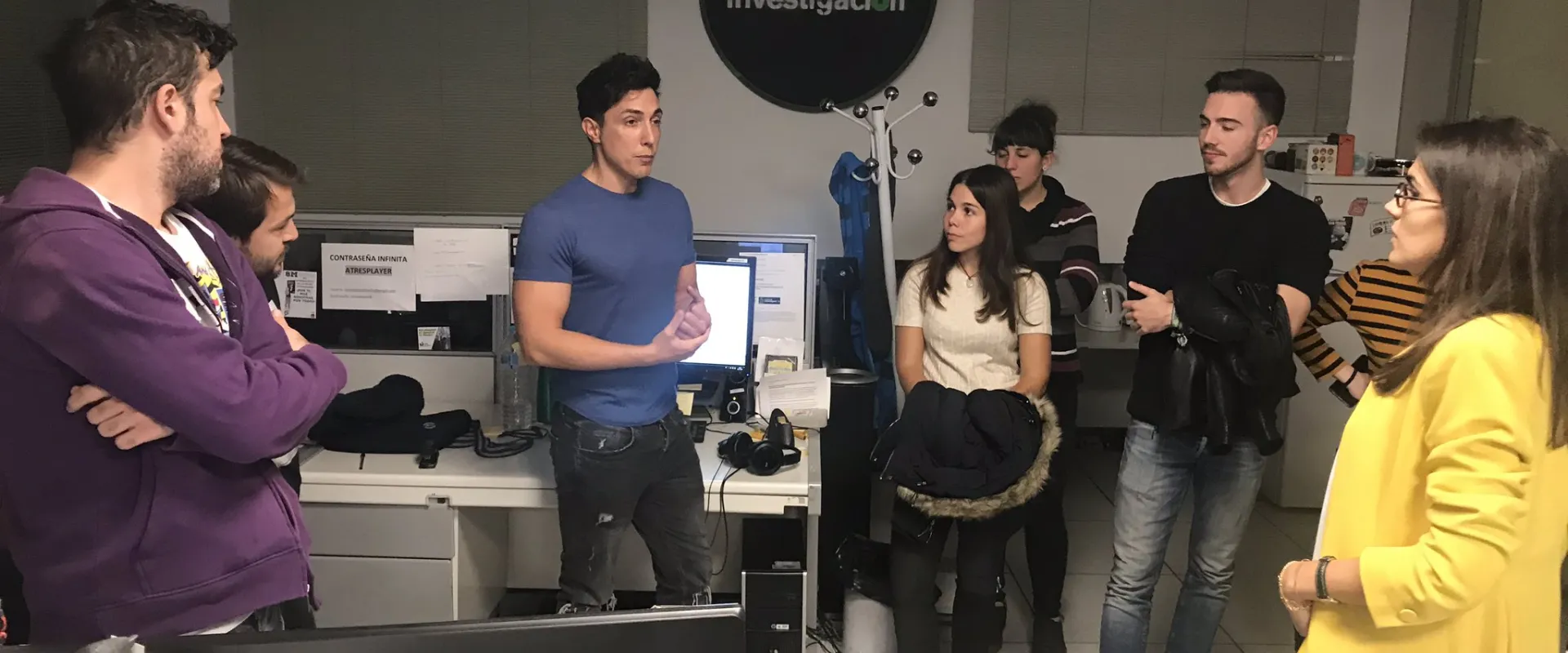 visita a las instalaciones de Atresmedia