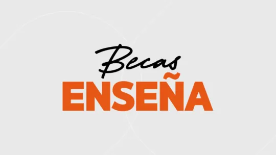 Becas Enseña ganadores card