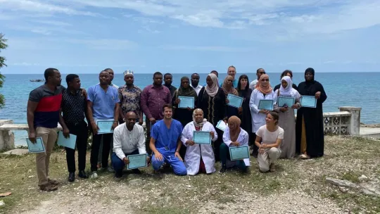 Curso Trauma Zanzíbar diplomas