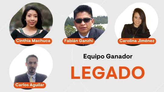 Equipo ganador 8ª edición Bootcamp - Proyecto legado