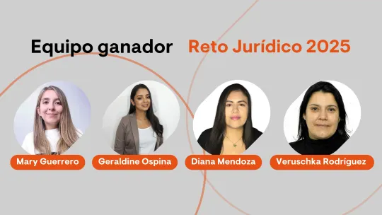 Equipo ganador Reto Jurídico 2025 del Máster Oficial en Derecho de los Negocios y Contratación Internacionales de VIU 