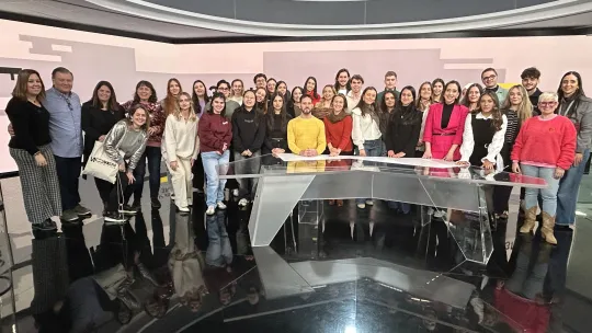 Visita Atresmedia Plató Noticiario