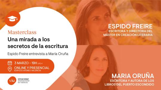 Encuentro entre Espido Freire y María Oruña VIU