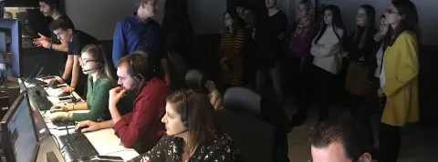 visita a las instalaciones de Atresmedia