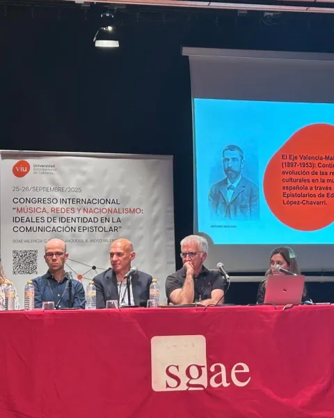 Congreso Internacional “Música, redes y nacionalismo: ideales de identidad en la comunicación epistolar" Panel de expertos