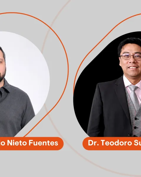 Dr. Juan Nieto y Dr. Teodoro Suárez card