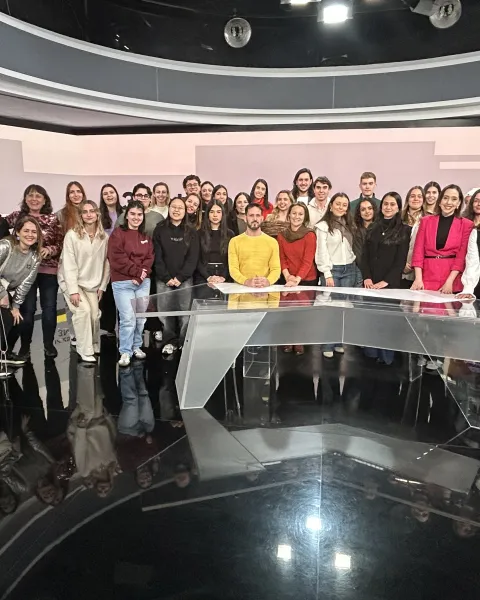 Visita Atresmedia Plató Noticiario