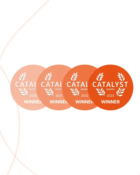 Sellos Premio Catalyst 2023 - header