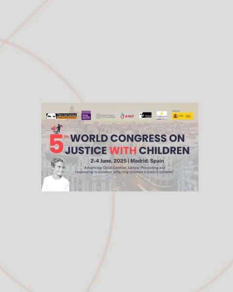 V Congress on justice with children header