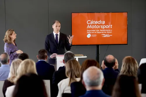 Presentación Cátedra Motorsport, intervención Luis Cervera, Director General de Deportes GVA