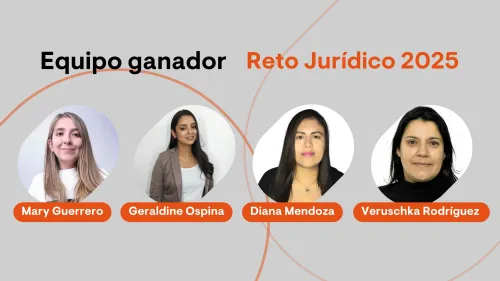 Equipo ganador Reto Jurídico 2025 del Máster Oficial en Derecho de los Negocios y Contratación Internacionales de VIU