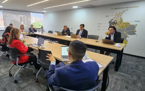 Visita rectora vicerrector VIU LATAM - Reunión IBERO