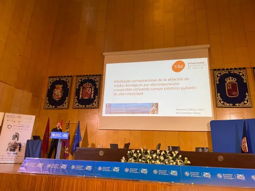 Francisco Estéves Labori durante su ponencia en CASEIB 2023