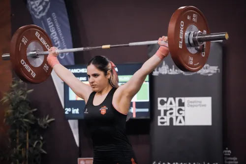 Ana Sánchez Moreno estudiante VIU durante la competencia