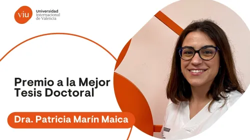 Foto de la ganadora del Premio a la Mejor Tesis Doctoral 2026 de la Cátedra de Humanización de la Salud de VIU, Dra. Patricia Maica Marín