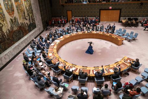 Reunión consejo seguridad ONU